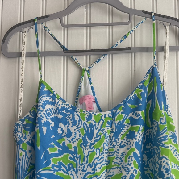 Lilly Pulitzer Vibrant Blue and Lime Maxi Skirt - Picture 3 of 8